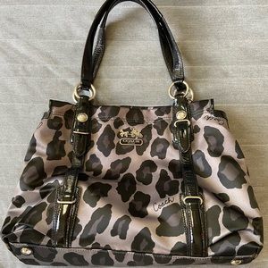 Coach Limited Edition Madison Ocelot Leopard Print
